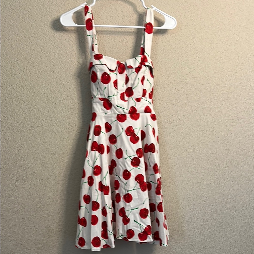 Cherry Print Mini Dress